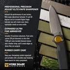 Work Sharp Professional Precision Adjust Elite Knife Sharpener Kit, Sharpen Every Knife You Own