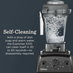 Vitamix Explorian E310 Blender, Professional-Grade Kitchen Blender for Smoothies, Soups, Juices and More, 10-Speed, Stainless Steel Blades, Self-Cleaning Kitchen Appliance, 48 Oz Container, Red