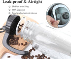 Cold Brew Coffee Maker Half Gallon 2 Set Glass Mason Jar Pitcher With Spout Lid Filter 2 Quart Wide Mouth Iced Tea Brewing Jug Heavy Duty Handle Airtight & Leak-Proof Pitcher For Fridge Sun Tea 64 OZ