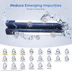 Waterdrop Plus XWF Replacement for GE® XWF, WR17X30702, NSF/ANSI 401&53&42&372 Certified, 𝐑𝐞𝐝𝐮𝐜𝐢𝐧𝐠 𝐏𝐅𝐀𝐒, 1 Filter