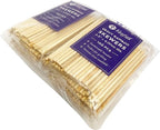 KingSeal Renewable Bamboo Heavy Duty Skewers, Sticks, 4.5 Inches x 3.8 mm diameter - 4 Bags of 100 Skewers (400 Count)