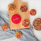 Sweets Indeed Sprinkles, Fall Sprinkles, Leaf Shapes, 4 pack, 11.57 ounces, Edible Sprinkle Mix, Perfect for Cake Decorations, Baking, Ice Cream, Cookies, Cupcake Topper (Fall)