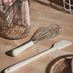 GIR: Get It Right Stainless Steel Whisk - Small Whisks for Cooking, Mixing, and Stirring - Mini-8 Inch - Studio White