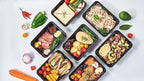 FULING 32 oz 50Pack Plastic Meal Prep Food Storage Containers with Lids Reusable 1 Compartment To Go Lunch Box Black Extra Large &Thick Microwave Freezer Dishwasher Safe BPA Free Stackable