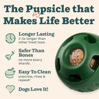 WOOF Pupsicle and Treat Tray - Long-Lasting Interactive Dog Toys and Silicone Dog Treat Mold - Keep Your Pup Busy - Easy to Clean - Dog Toys for Small Dogs 10-25 lbs