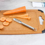 Restaurantware-German Standard 7.6 Inch Vegetable Peelers, 6 Dishwashable Hand Peelers - Ultra Sharp Blades, Ergonomic Handles, Stainless Steel Potato Peeler, For Zucchini, Carrot, Or, More