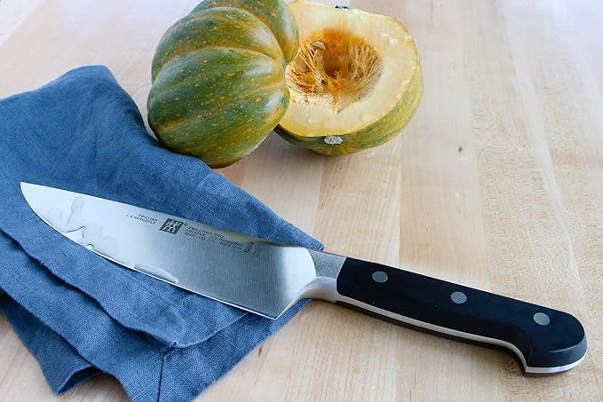ZWILLING J.A. Henckels 38401-180 Chef's Knife, 7", Black/Stainless Steel