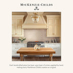 MACKENZIE-CHILDS 2-Quart Enamel Tea Kettle, Cute Tea Kettle for Stovetop, Queen Bee