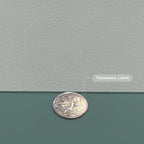 Leather Table Cover,1.8mm Thick,24x60 Inch Desk Cover,Large Desk Mat,Table Protector,Table Cover Protector,Desk Protector,Table Pad,(Aqua Blue+Gray,24x60)