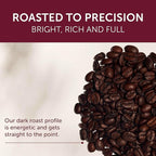 Illy Whole Bean Coffee, Intenso Bold Roast - Bold & Flavorful - 100% Arabica - Whole Beans - Pressurized Packaging Sealed for Freshness - 8.8oz can (Pack of 6)