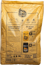FOGO Super Premium Hardwood Lump Charcoal, Natural, Large Sized Lump Charcoal for Grilling and Smoking, Restaurant Quality, 17.6 Pound Bag, 2-Pack