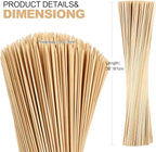 Suclain Marshmallow Roasting Sticks Long 5mm Thick, Smores Sticks Bamboo Skewers BBQ Kabob Grilling Barbecue Roasting Camping for Outdoor Fire Pits Campfires (36", 800 Pcs)