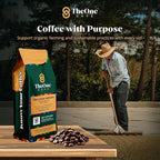 TheOne Kafé Guatemala Medium Roast Whole Bean Coffee – Organic, Single Origin, Premium Specialty Coffee, Ethically Sourced, Smooth & Rich Flavor – Fresh Roasted for Espresso, Drip, Pour Over – 12 oz