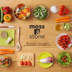 Moss & Stone 3 Cup Mini Food Processor, Strong Vegetable Chopper for Dicing, Chopping, Mincing, & Puree 300 Watts Mini Chopper With 2 Speeds, Perfect Baby Food Processor Black