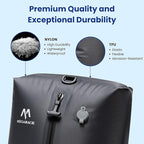 Vacuum Bags for Travel, IP67 Reusable Vacuum Seal Bags for Clothing with Electric Pump, Vacuum Seal Packing cube for Suitcases, Backpack & Travel (2PC+Pump)