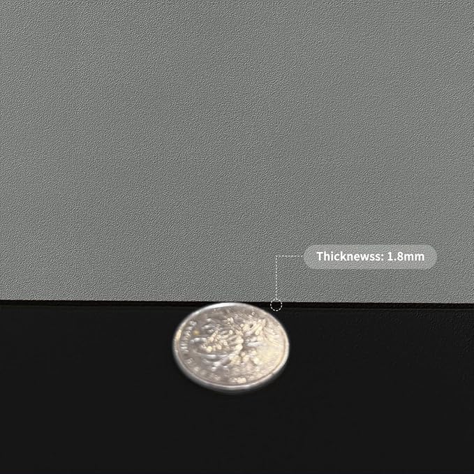 Mat for Dresser Top - 22x60 Inch Waterproof Easy to Clean Can Conceal Flaws Protector The Table Top from Scratches Used for Coffee Table Dresser(Black+Gray 22x60)