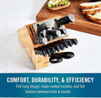 Calphalon Kitchen Knife Set with Self-Sharpening Block