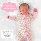 Little Sleepies Pajamas for Baby Boys & Girls, Viscose from Bamboo Baby Pajamas, Preemie & Newborn Sleepers, 2-Way Zipper PJs