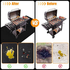 90x48 Inches Extra Large Grill Mat for Outdoor Grill - Fireproof Deck and Patio Protector, Waterproof and Oil-Proof Barbecue Grill Mat