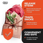 Peach Butcher Paper 24" x 2160" (180 feet) with Cutter - USA-Made Natural Butcher Paper Roll for Meat & Fish - Uncoated, Unwaxed & Food-Grade Material for Smoking Meat, Grilling & BBQ by IDL Packaging