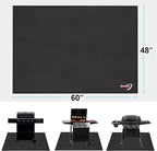 DocSafe 48 x 36 inches Under Grill Mat,Large 4 Layers Fire Pit Mat,Fireproof Mat Heat Insulated Protector for Deck,Patio,Grass,Smoker,BBQ,Reusable Oil-Proof and Waterproof Indoor Fireplace Pad