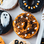 Sweets Indeed Dye-Free Halloween Sprinkles 4-Pack – 11.57 oz Natural Spooky Decorating Set | Sprinkle Mix, Ghost Confetti, Orange Sugar & Black Sugar | Edible Dye-Free Cake & Cupcake Decorations