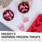 Disney Silicone Ice Cube Tray – 2 Pack Ice Trays for Freezer with Fun Mickey, Minnie & Winnie the Pooh Molds – Flexible BPA-Free Silicone Molds for Ice, Chocolate, and More