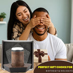 Rolling Knife Sharpener Kit – Premium Walnut Wood – 5 Magnetic Angles (12, 15, 17, 19 & 22 Degrees) – Diamond and Ceramic Discs – Durable Knife Sharpening System for Kitchen & Chef's Knives