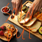 Cutting Board Wood Chopping Board Double Sided Charcuterie Boards Serving Board Kitchen Essential House Warming Hostess Host Gift Serving Tray for Christmas Wedding Birthday Anniversary Cyan