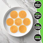 Puppy Friends Mini Pancake Pan- Make 7 Unique Flapjacks- Nonstick Griddle w Long Handle for Breakfast Pup Animal Fun & Easy Cleanup Fun Dog Related Gift for Kids & Adults, Boys Girls, Party Treat