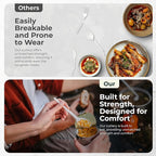 100% Compotable Knives Disposable Compostable Cutlery Set Silverware by Koalalove 150pc (CK150)