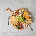 BOSKA Stainless Steel Cheese 4 Knife Set - Mini Copenhagen Knives For All Types of Cheese - Silver Non-Stick - Dishwasher Safe - For Kitchen Cooking