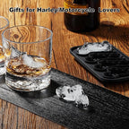 Novelty Motorcycle Ice Cube Mold, Funny Motorcycle Gifts for Men, Holiday Stocking Stuffers for Men, Large Ice Cube Molds for Whiskey, Bourbon, Cocktails