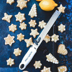 Microplane Premium Classic Citrus Zester Tool and Parmesan Cheese Grater - White