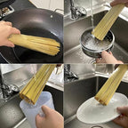 Bamboo Wok Brush 2 Pack – Handmade Natural Scrubbers for Carbon Steel & Cast Iron, 100% Bamboo, No Metal, Eco-Friendly Kitchen Cleaning Brushes for Woks, Pans, Dishes, Teapots(for All Pots)