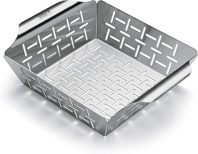 Weber Style Small Stainless Steel Vegetable Basket