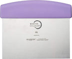 Mercer Culinary Millennia Bench Scraper, 6-Inch x 3-Inch Blade, with Purple Handle,