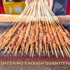 Suclain 500 Pcs Marshmallow Roasting Sticks 30" Long 5mm Thick, Smores Sticks Bamboo Skewers BBQ Kabob Grilling Barbecue Roasting Camping for Outdoor Fire Pits Campfires