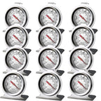 Stainless Steel Refrigerator Freezer Thermometer Large Dial Thermometer (12 Pack)