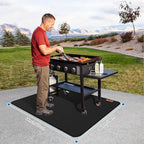 MODIGT 48 ×30 inch Under Grill mat, Double-Side Fireproof & Heat-Resistant Outdoor Grill Mat, Protective Mat for Patio, Courtyard, Tabletop, Outerdoor BBQ Fire Pit Fireplace Mat