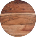 Vesta Homes Wooden Round Cutting Board/Chopping, Serving Board, Platter for Vegetables, Fruits, Cheese, Pizza and Charcuterie | Natural Acacia Wood | 11.5*11.5 Inches | Handcrafted in India