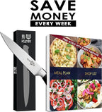 KUMA Paring Knife - 3.5 Inch Pro Bolster Japanese Profile Kitchen Knife For Detailing With Ease - Stainless Steel Vegetable & Fruit Knife With Ergonomic Design