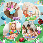 Easter Pop Fidget Toys Bulk Its 24 Pack Easter Party Favors for Kids Easter Egg Fillers Basket Stuffers Mini Pop Keychain It Goodie Bag Stuffers Fidgets for Classroom Prizes Kids Party Supplies Gifts