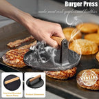 27pcs Griddle Accessories Kit for Blackstone, Professional Hibachi Flat Top Grill Tools, Enlarged Spatula Gift Set with Basting Cover，Burger Press Patty Maker for Outdoor BBQ Teppanyaki