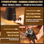 Smoking Gun Pro – Patented Pump System, Effectively Prevents Tar Clogging, Dense Smoke Infuser for Cocktails, Meat & Cheese, Type-C/Battery, Ideal Gift for Men & Home Chefs (Butane not included)