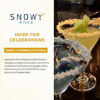 Snowy River Gold, Cocktail & Margarita Sugar Rimmer - Vibrant Naturally Colored Sugar for Cocktail Rimming, Baking & Decorating, Medium Crystal - 16oz