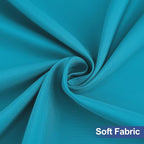 homing Rectangle Table Cloth Cover, Waterproof Polyester Elastic Fitted Tablecloth, Fits for 8 Foot Folding Tables, Washable Table Protector for Picnic, Camping, Outdoor (Teal, 30" x 96")