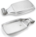 MSY BIGSUNNY Spoon Rest for Stove Top, 304 Stainless Steel Cooking Utensils Spatula Rest for Kitchen Counter, 2 Pack