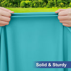 homing Rectangle Table Cloth Cover, Waterproof Polyester Elastic Fitted Tablecloth, Fits for 8 Foot Folding Tables, Washable Table Protector for Picnic, Camping, Outdoor (Turquoise, 30" x 96")