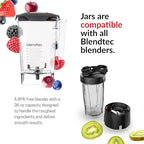 Blendtec DD28PA01A-A1AP1D8 Series Original Designer, 90 oz & 34 oz, Black Go Jar